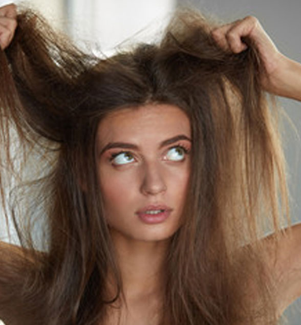 Beschadigd haar