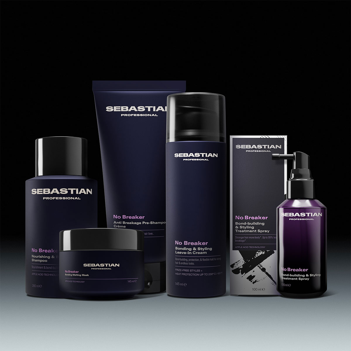Sebastian - No.Breaker Shampoo & Leave-In Creme - Voordeelset voor Breekbaar Haar 2