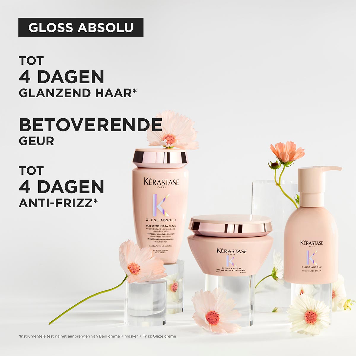 Kérastase - Gloss Absolu Frizz-Glaze Cream Mini Stylincrème voor Dik & Pluizig Haar - 45 ml 4