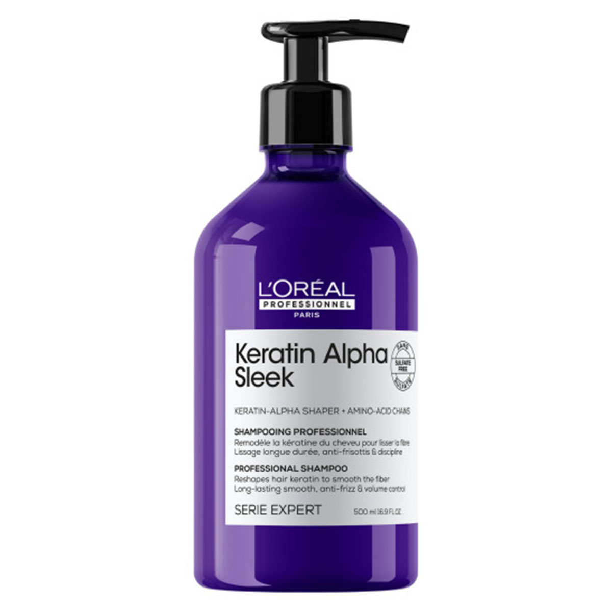 L'Oréal Professionnel - Keratin Alpha Sleek Shampoo - 500 ml 1