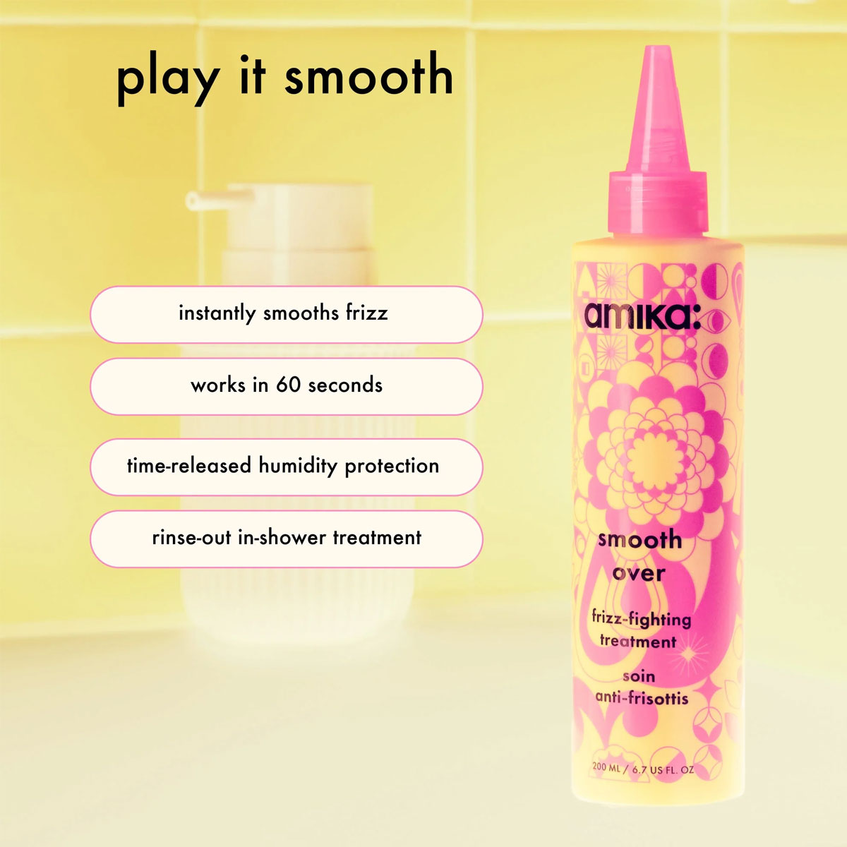 Amika - Smooth Over Frizz-Fighting Treatment - 200 ml 5