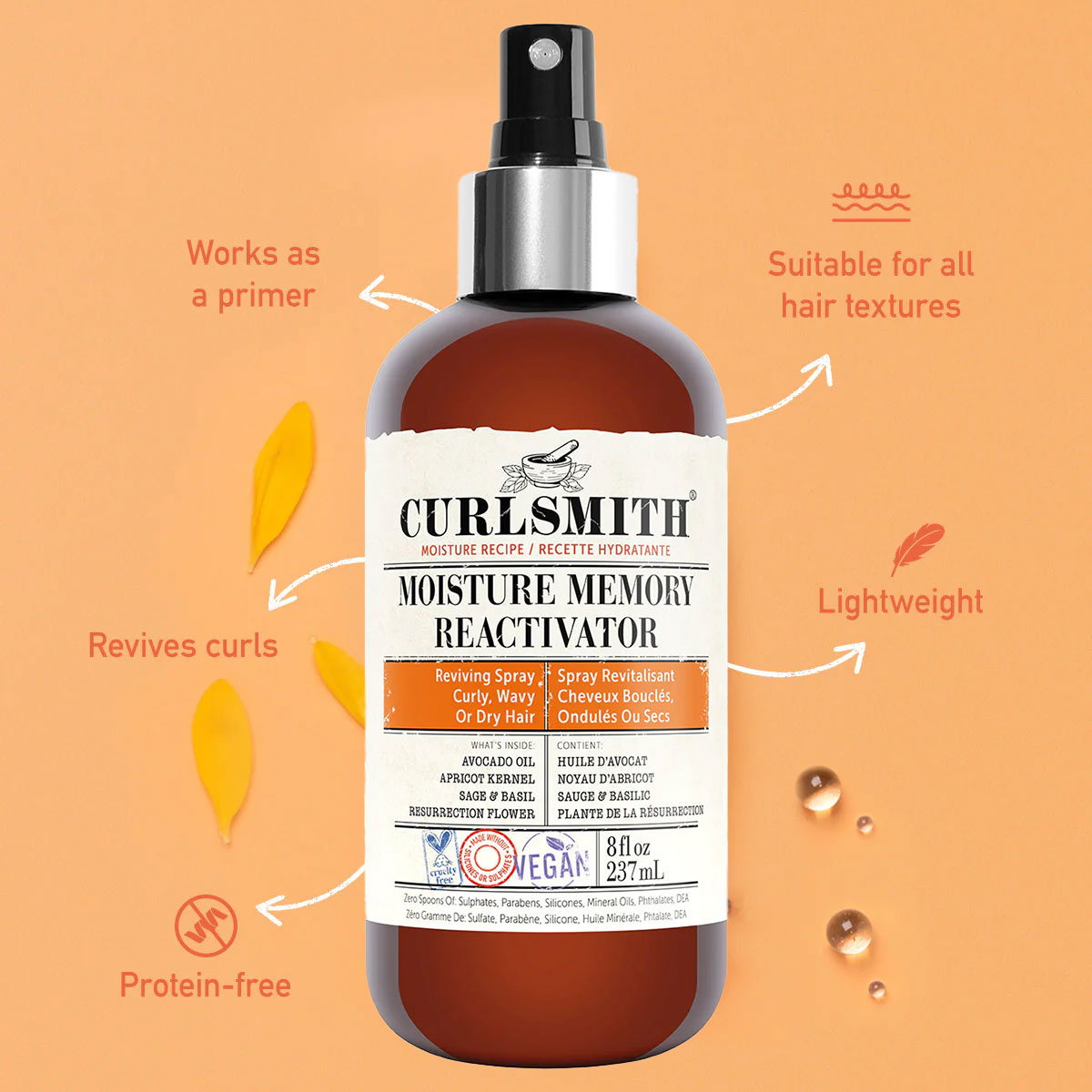 Curlsmith - Moisture Memory Reactivator - 237 ml 3