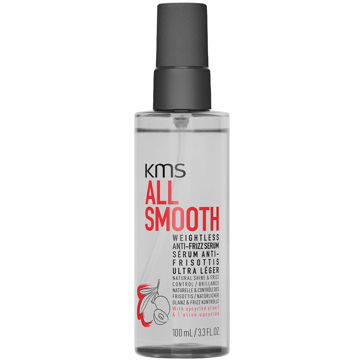 KMS - All Smooth Weightless Anti Frizz Serum - 100 ml 1