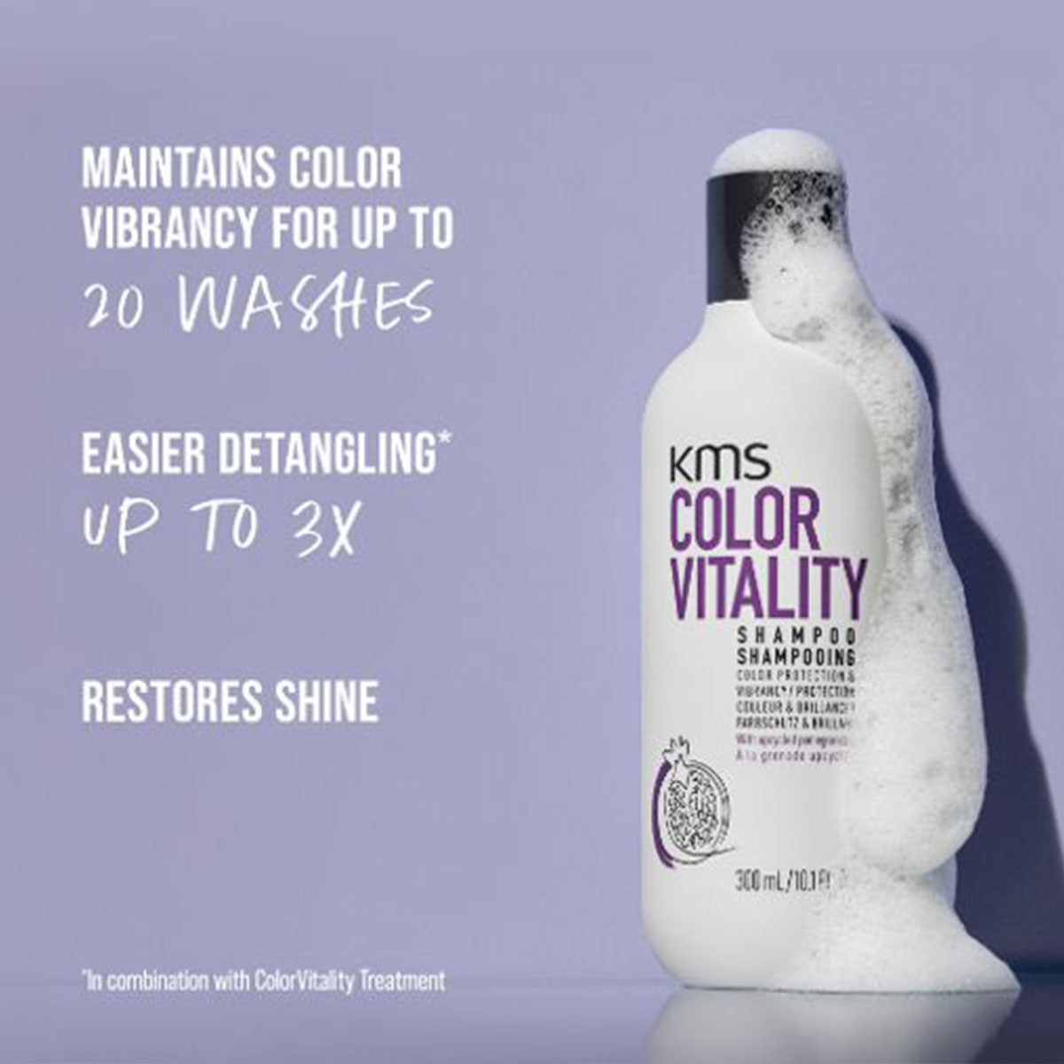 KMS - Color Vitality Shampoo - 300 ml 3