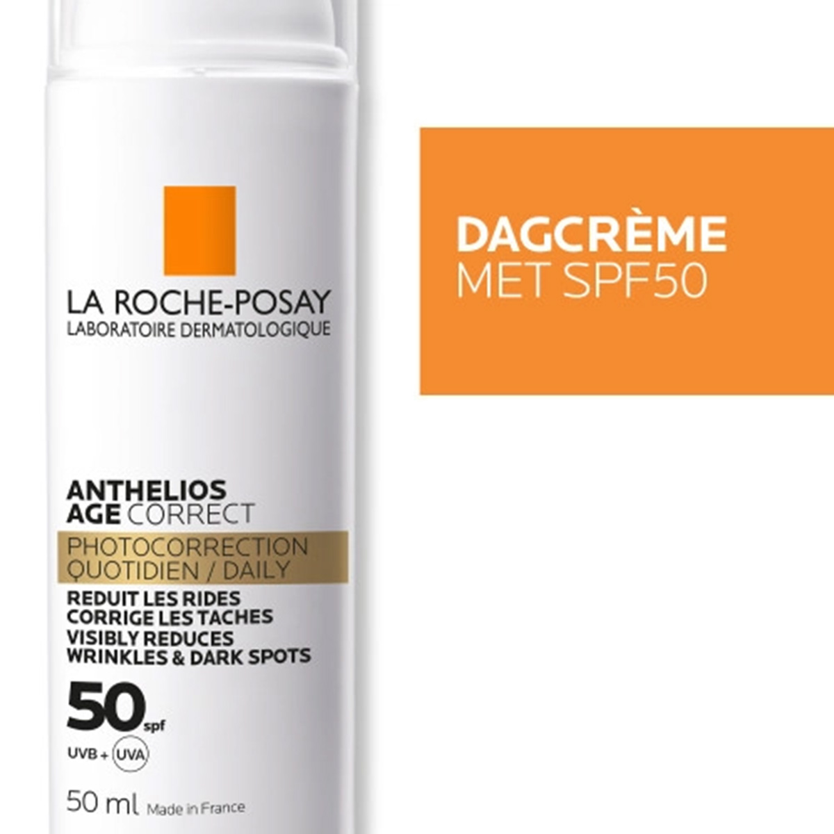 La Roche-Posay - Anthelios age correct daily care SPF50 - 50 ml 3