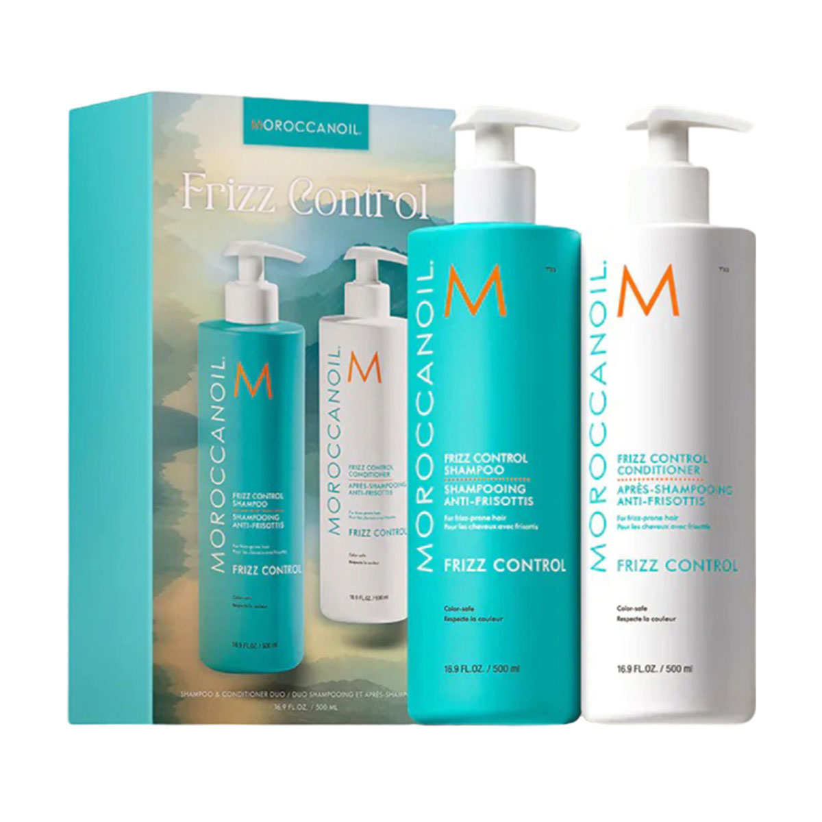 Moroccanoil - Frizz Control Shampoo & Conditioner - 2x500 ml 1