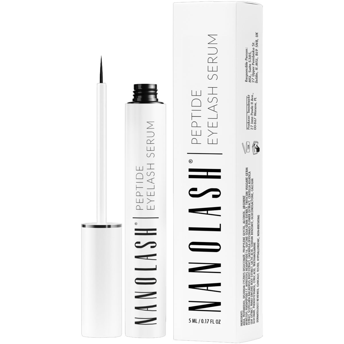 NanoLash - Peptide Eyelash Serum - 5 ml