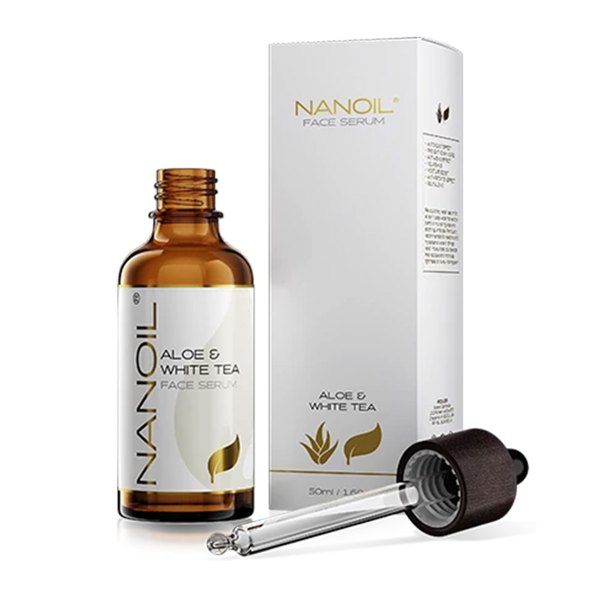 Nanoil - Aloe & White Tea Face Serum - 50 ml 2