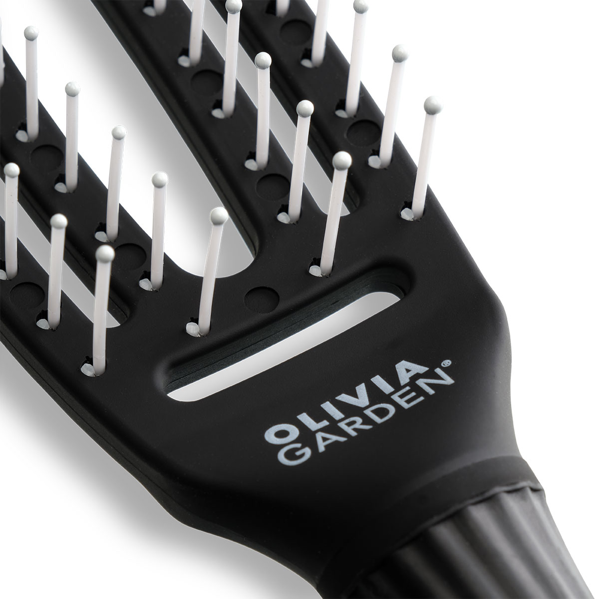 Olivia Garden - FingerBrush Care Go Nylon - Black - S 2