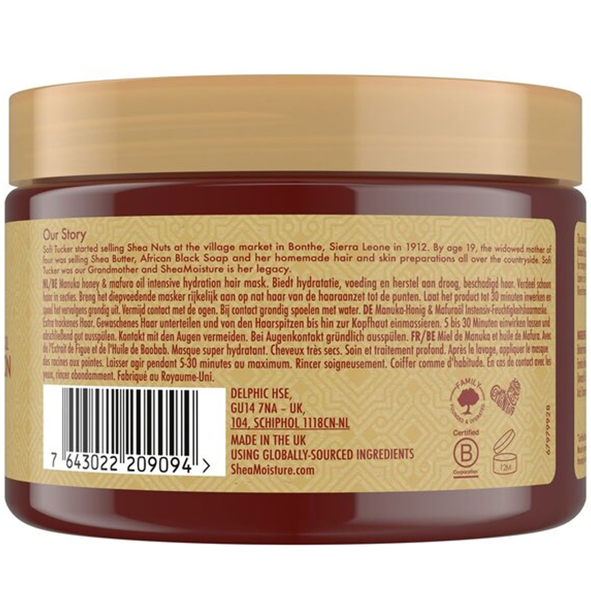 Shea Moisture - Manuka Mafura Intensive Masker - 355 ml 3