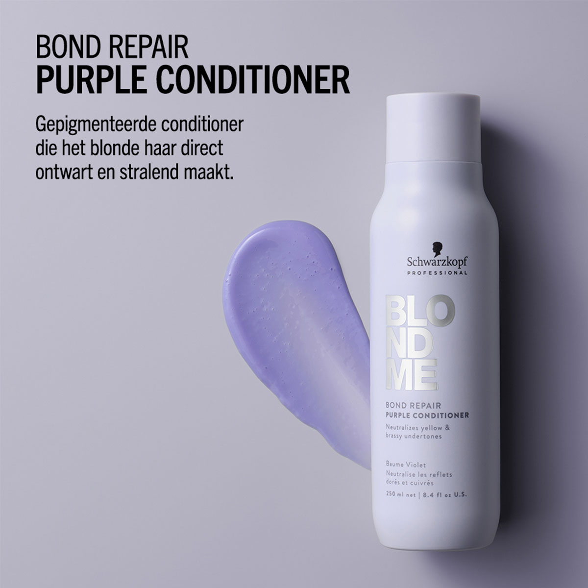 Schwarzkopf - Blond Me - Repair Purple Conditioner - 250 ml 4