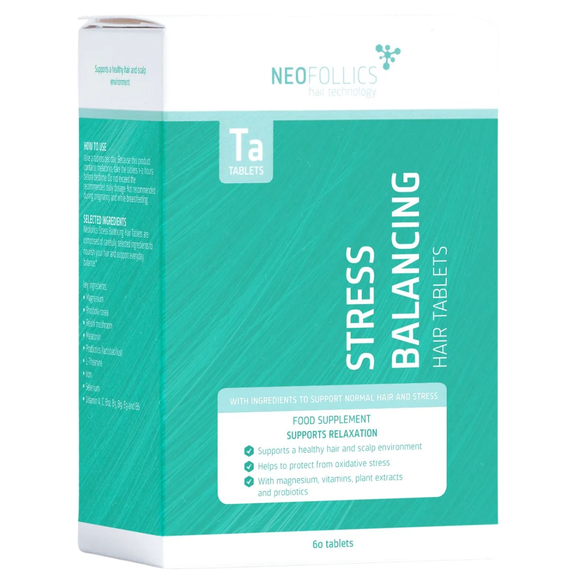 Neofollics - Stress Balancing Hair Tablets - 60 Stuks