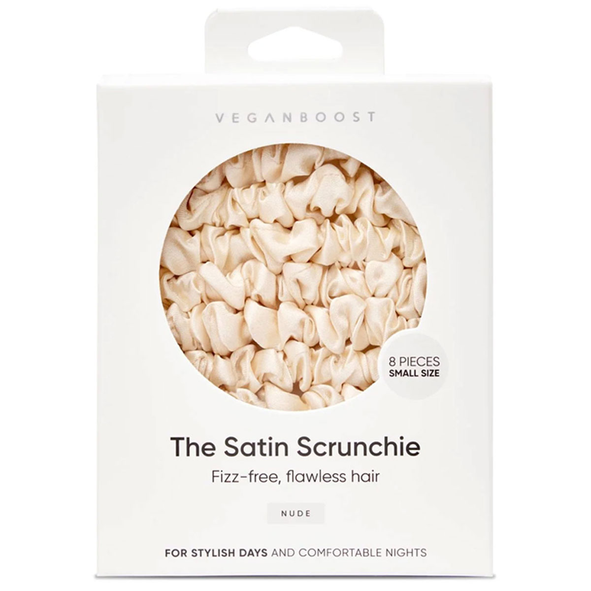 Veganboost - Scrunchies Nude 8 Stuks - Small 1
