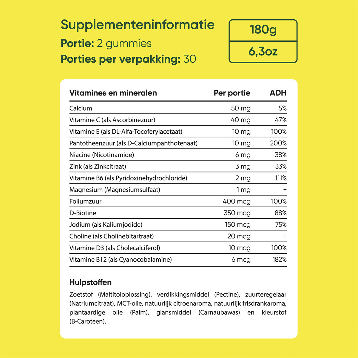 Veganboost - Hairvitamin Mommy - Lemon 2