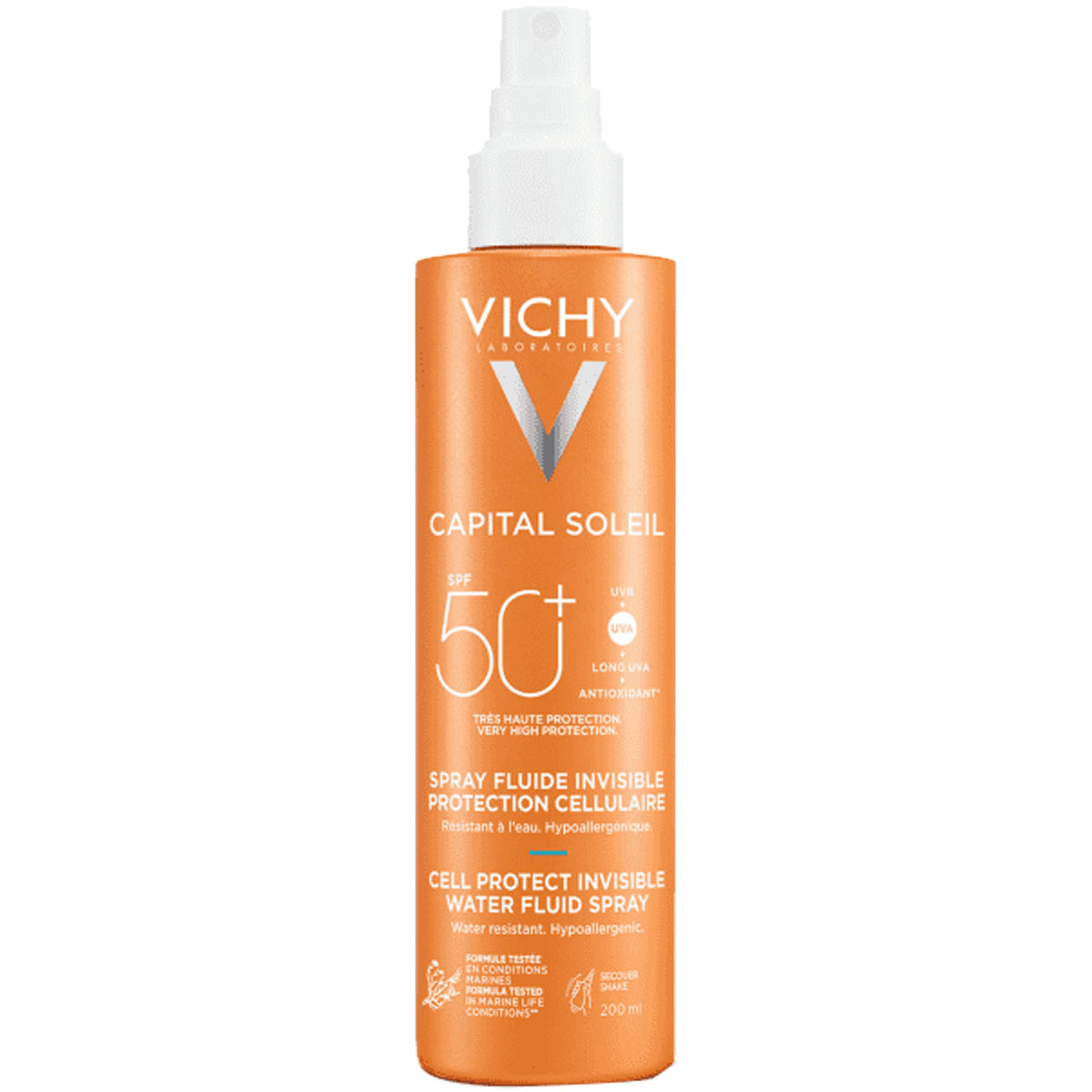 Vichy - Capital Soleil Cell Protect Water Spray SPF50+ - 200 ml 1