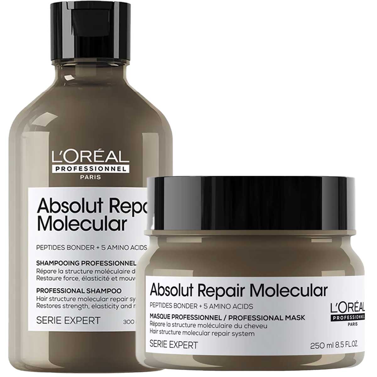 L'Oréal Professionnel - Absolut Repair Molecular Shampoo + Mask - Voordeelset 1