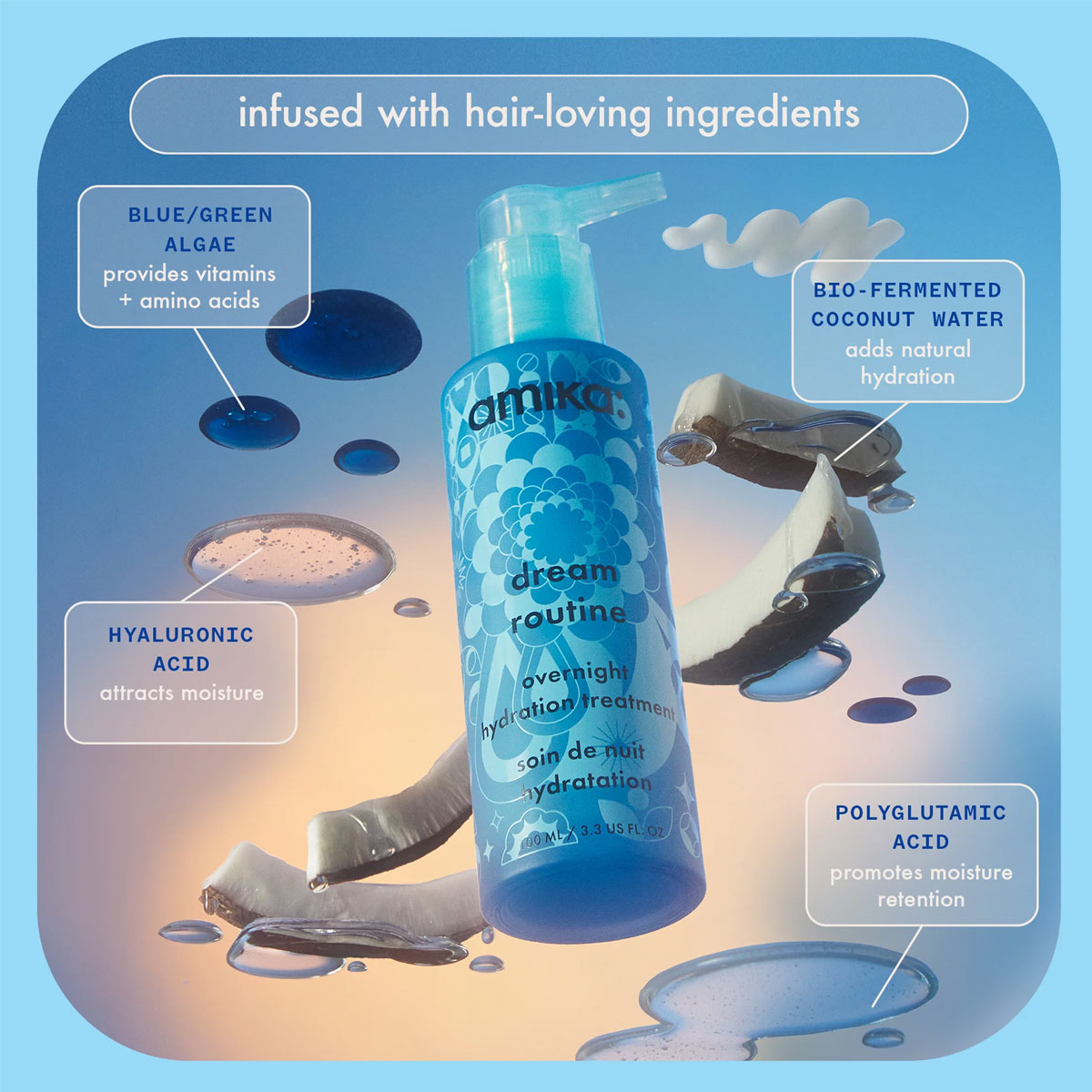 Amika - Dream Routine Hydration Treatment - 100 ml 4