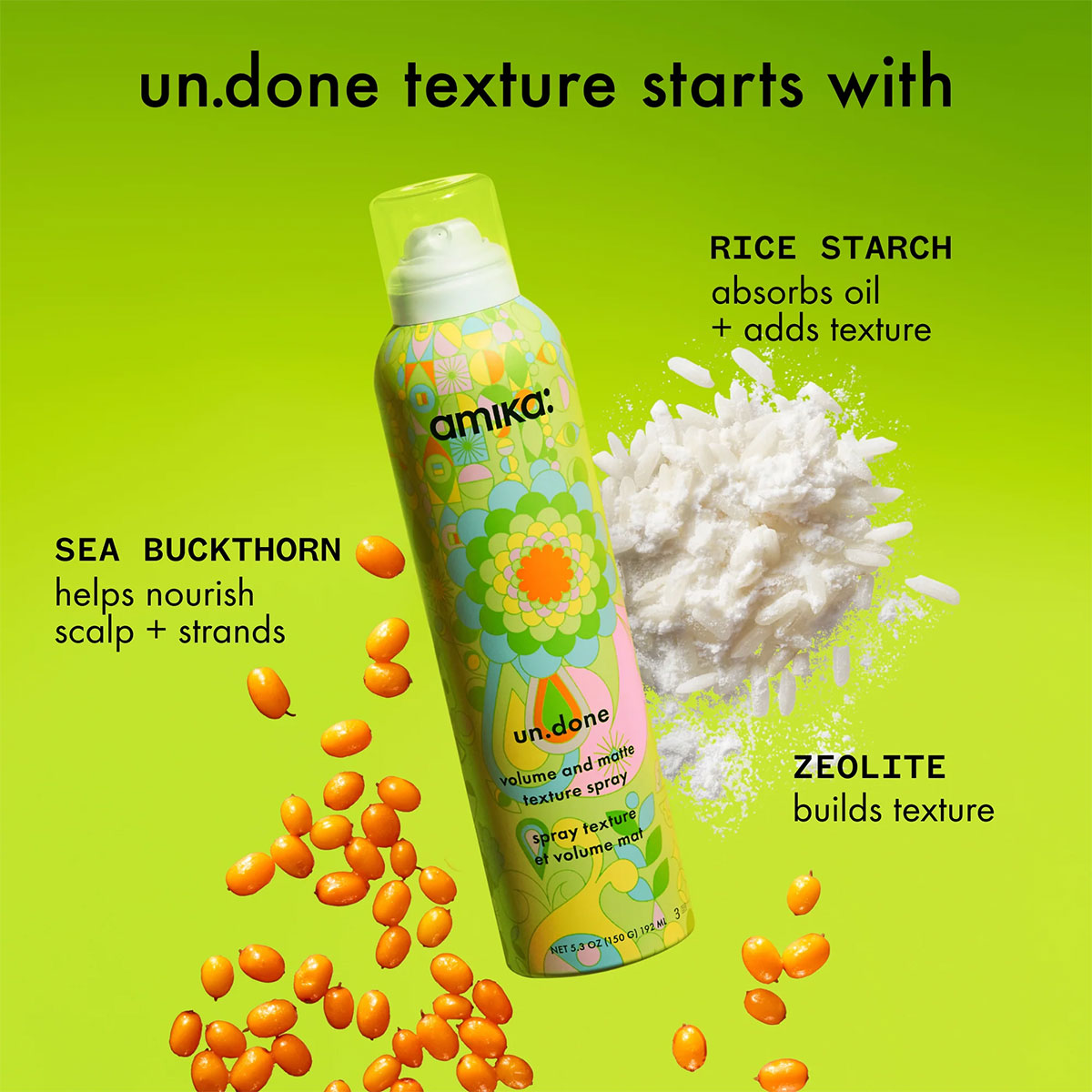 Amika - Texture UnDone Volume & Matte Spray - 192 ml 5