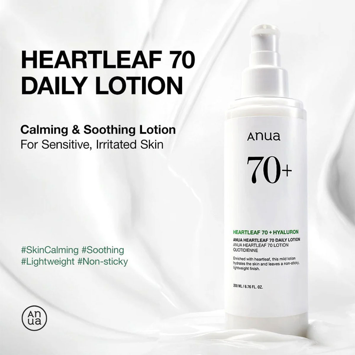 Anua - Heartleaf 70% Daily Lotion - 200 ml