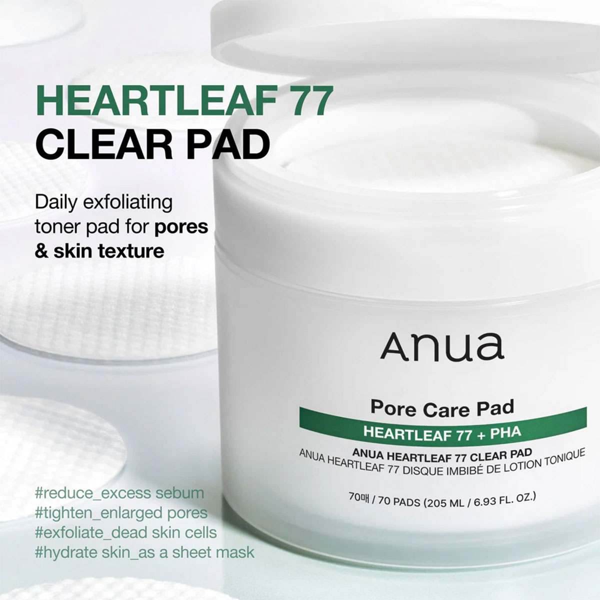 Anua - Heartleaf 77 Clearpad - 160 ml 3