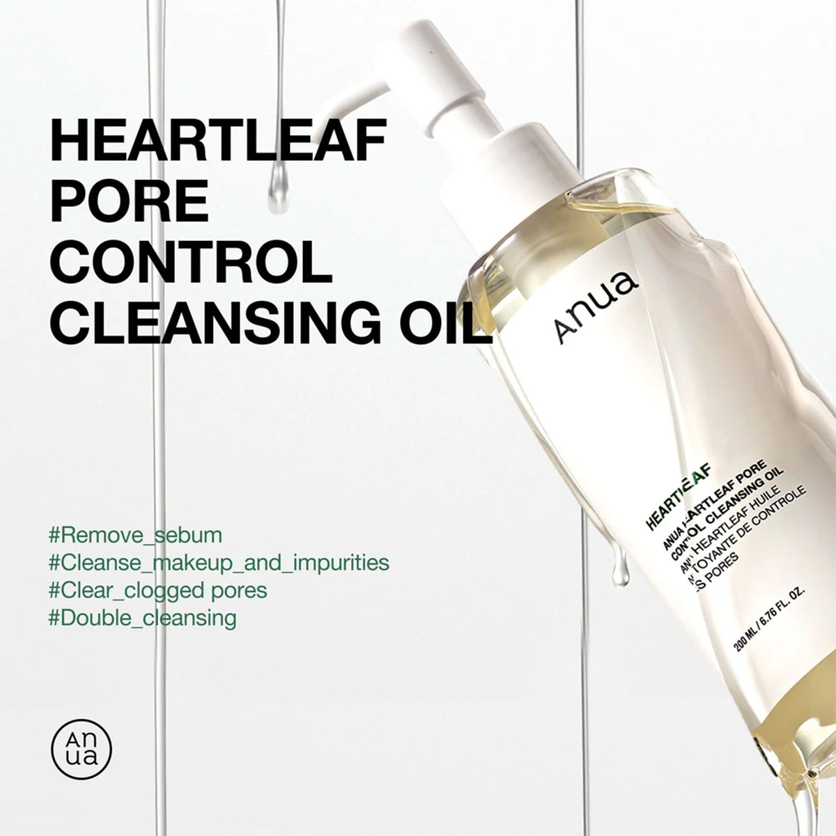 Anua - Heartleaf Pore Control Cleansing Oil - 200 ml