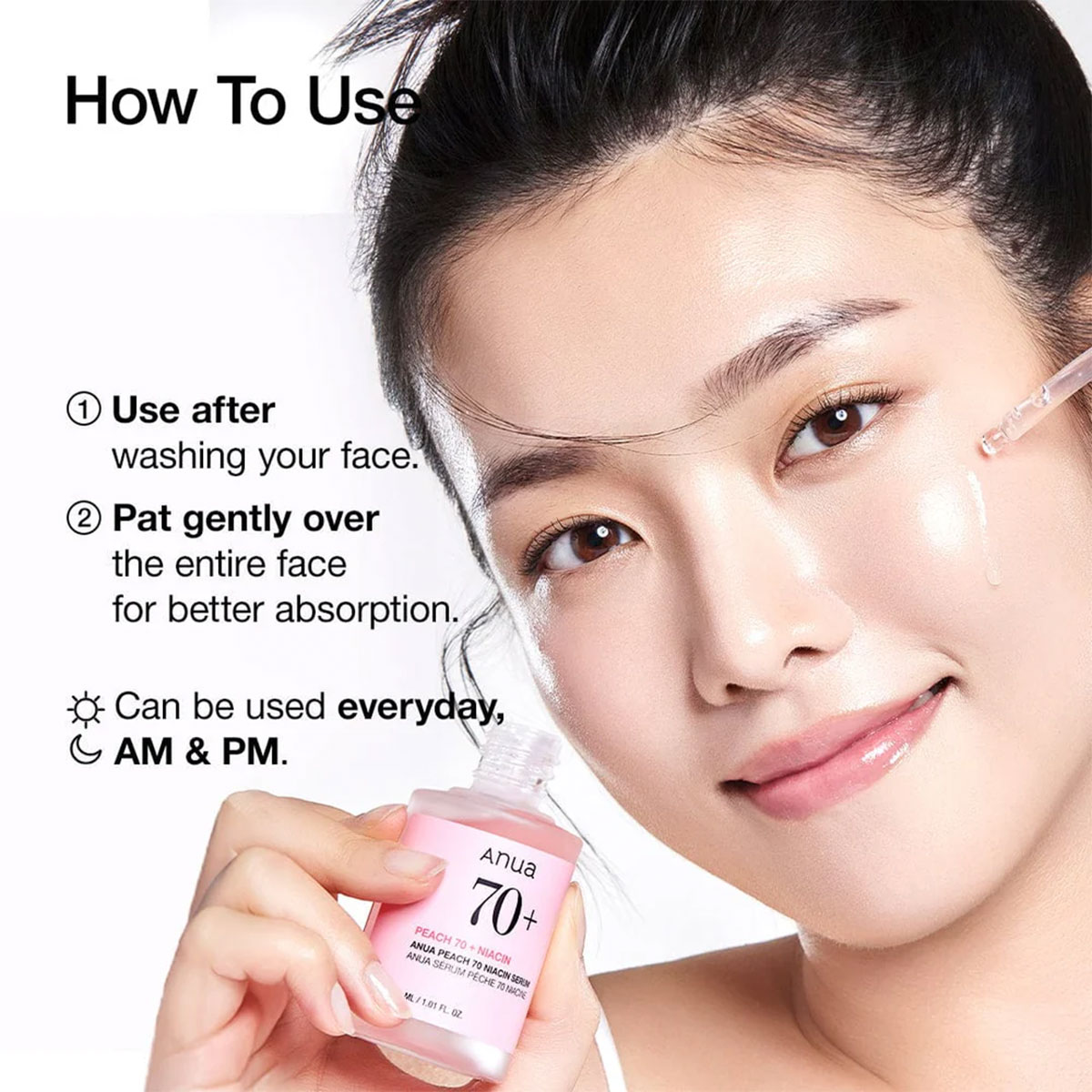 Anua - Peach 70 Niacin Serum - 30 ml 4