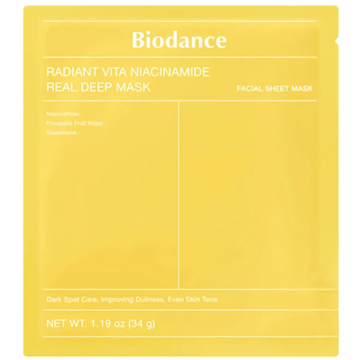 Biodance - Radiant Vita Niacinamide Real Deep Mask