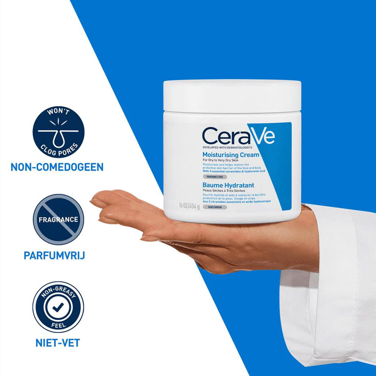 CeraVe - Baume Hydratant Hydraterende Crème - 454 gr 2