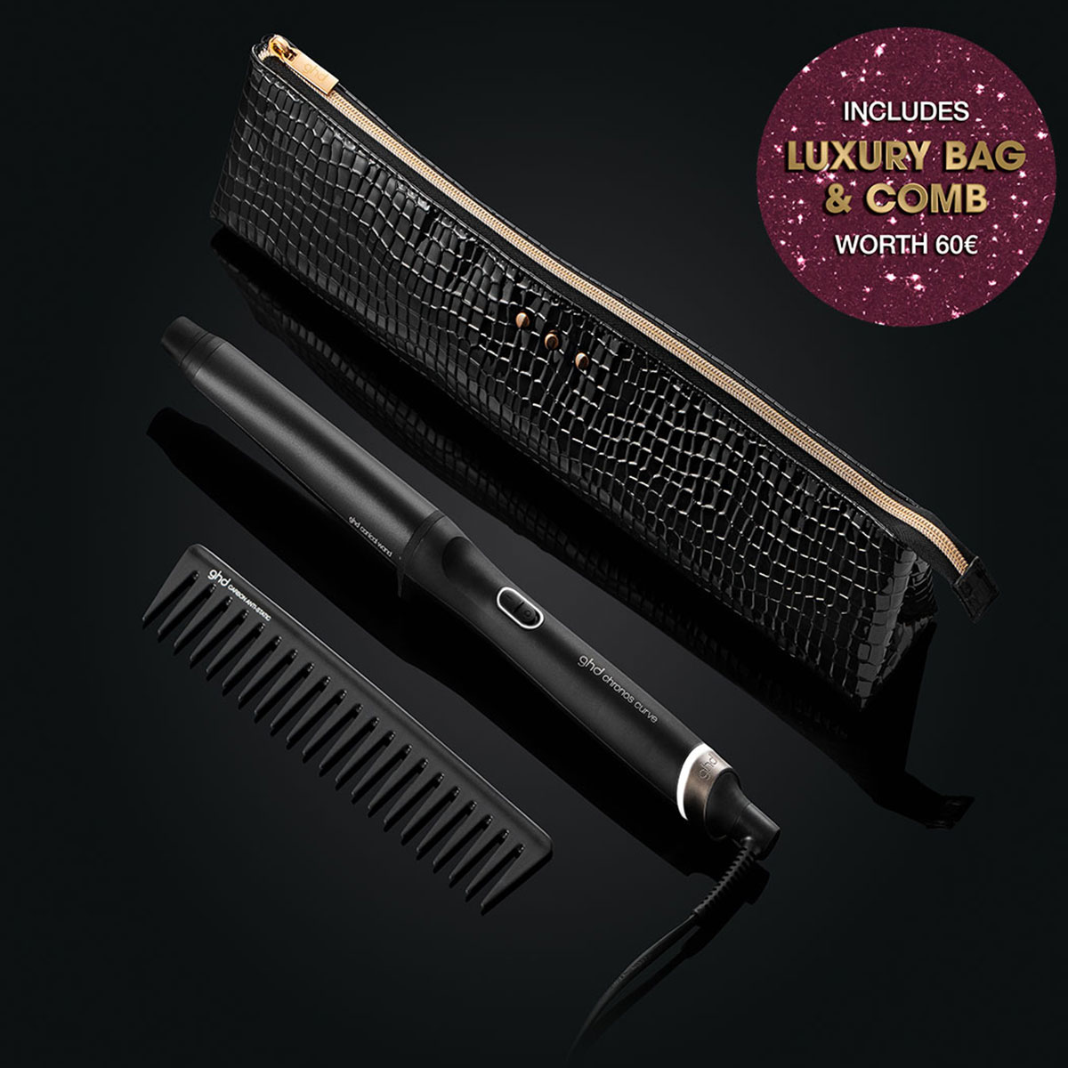 ghd - Chronos Curve Conical Krultang - Giftset 3
