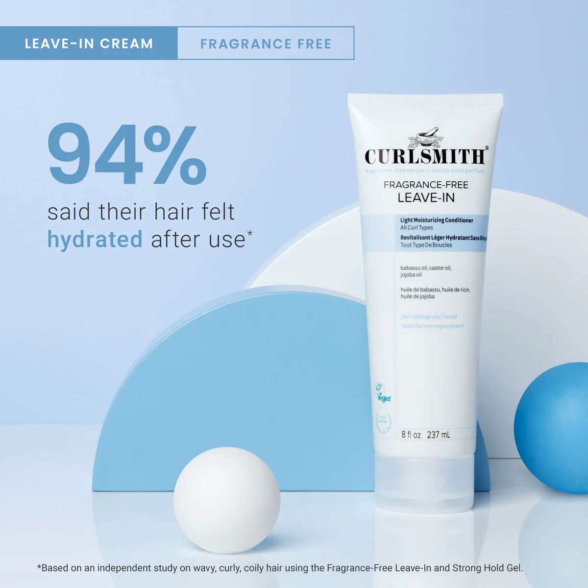 Curlsmith - Fragrance Free Leave In - 237 ml