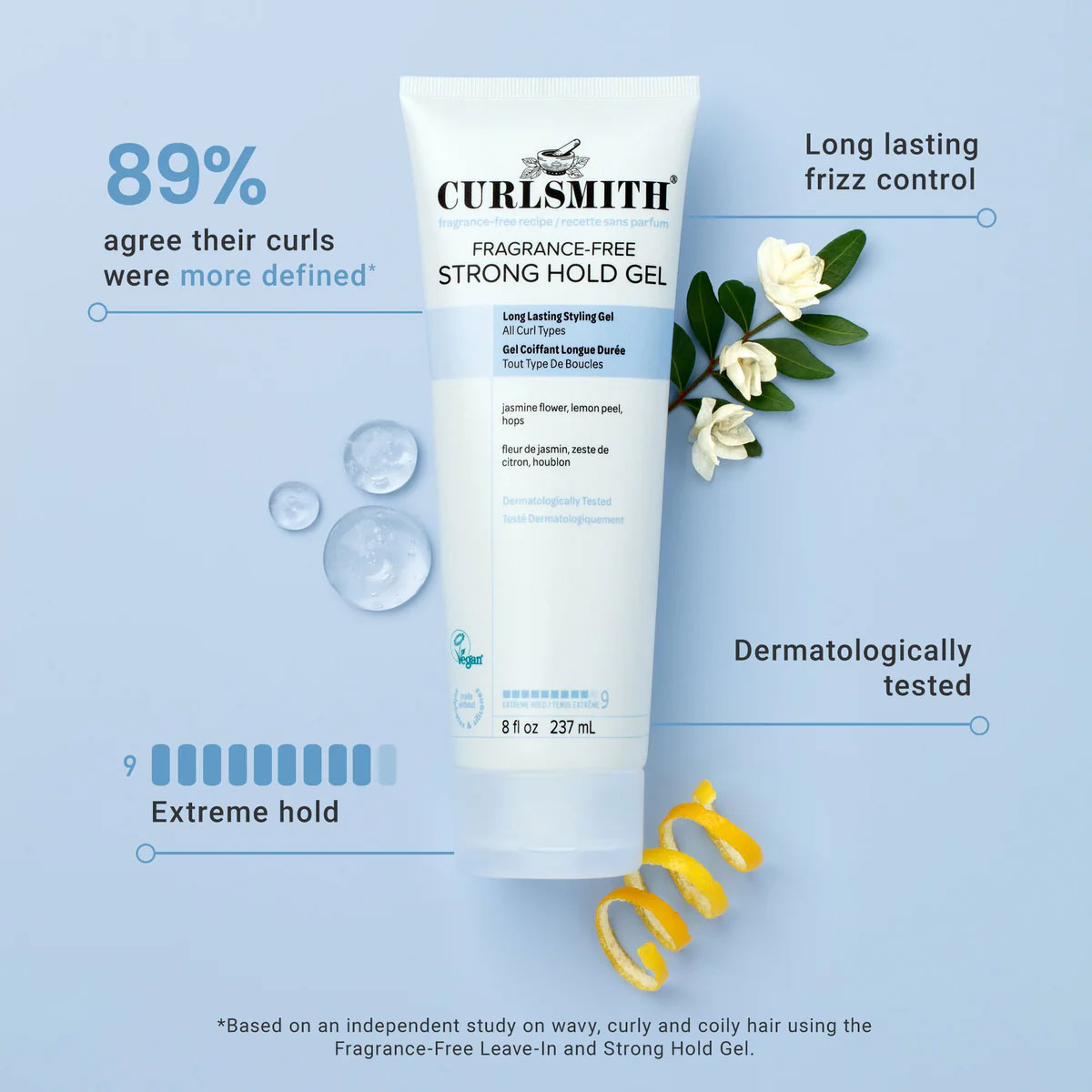 Curlsmith - Fragrance Free Strong Hold Gel - 237 ml 3