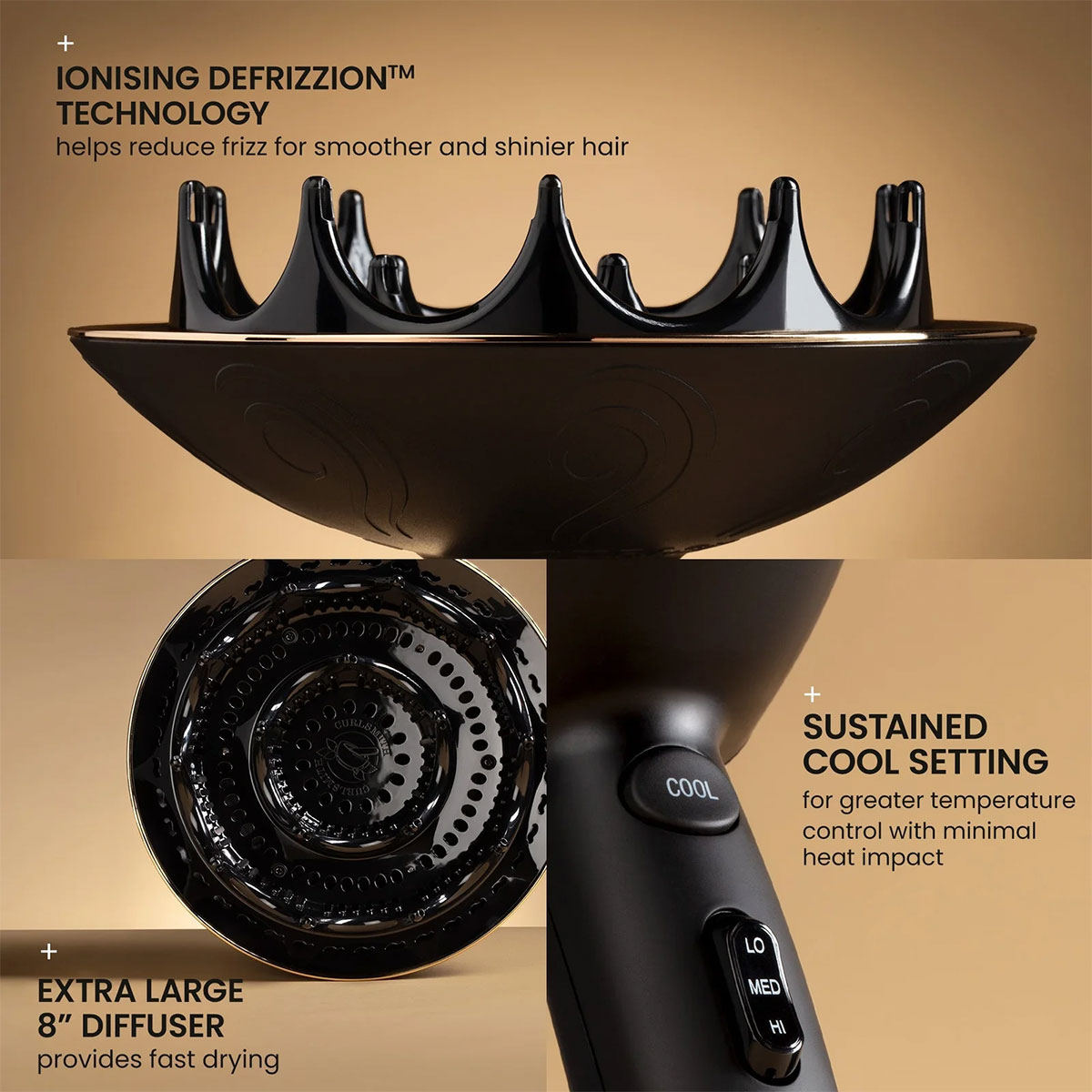 Curlsmith - Defrizzion Dryer & XXL Diffuser 3