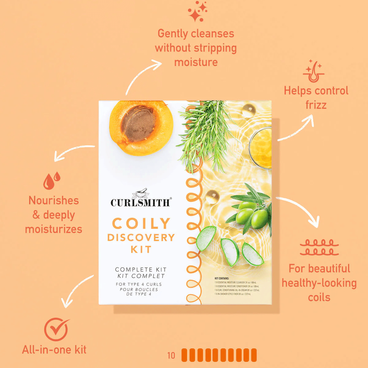 Curlsmith Coily Wash Day Discovery Kit 3