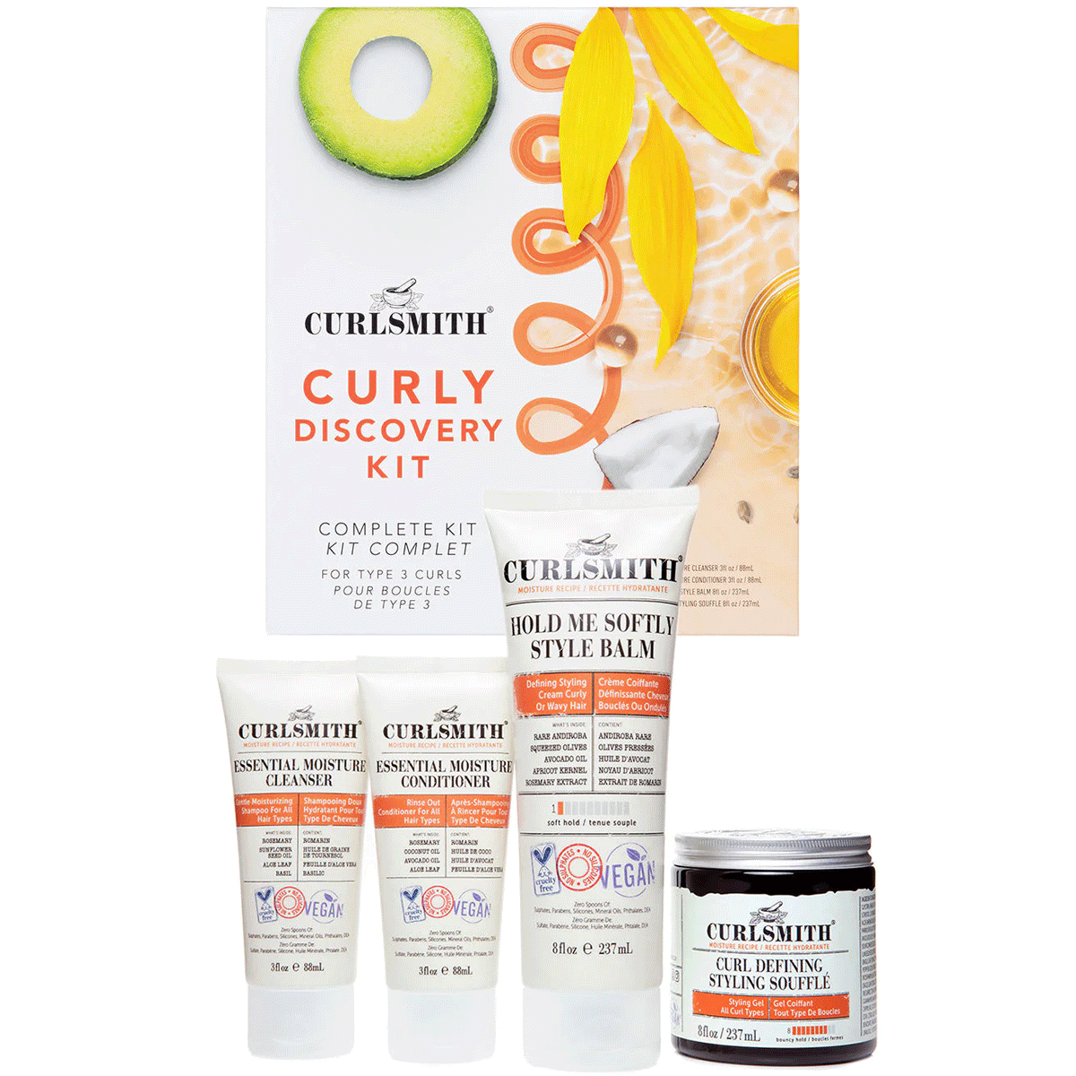 Curlsmith Curly Wash Day Discovery Kit 1