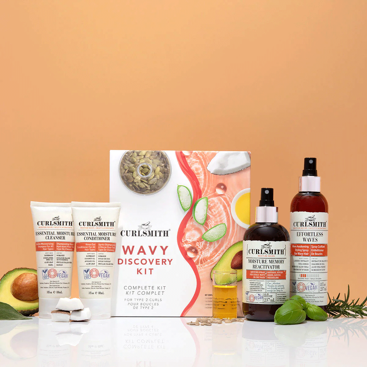 Curlsmith Wavy Wash Day Discovery Kit