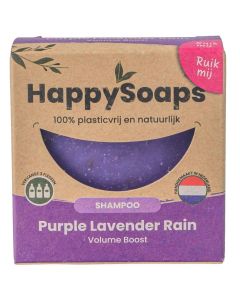 HappySoaps Shampoo Bar Purple Lavender Rain 70 gr