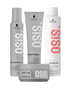 Schwarzkopf - OSiS+ - Type 4B-C Kroes haar - Set voor strakke krullen