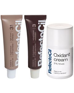 RefectoCil Bruin en Lichtbruin met Oxidant Voordeelset