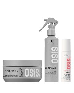 Schwarzkopf - OSiS+ - Type 3A Krullend haar - Set voor losse krullen