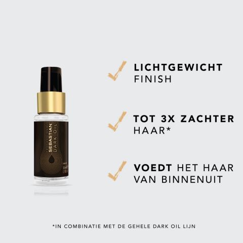 Sebastian Professional - Dark Oil Haarolie - 30 ml Travelsize