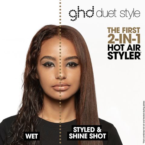 ghd - Duet Style 2-in-1 Hetelucht Stijltang - Limited Edition - Iced Luxe Collection