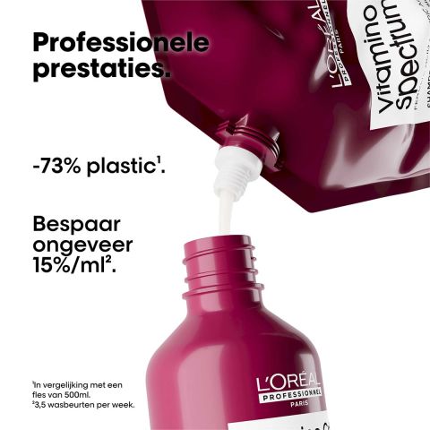 L'Oréal Professionnel - Vitamino Color Spectrum Shampoo 500 ml + Refill Shampoo 500 ml - Voordeelset voor Gekleurd Haar