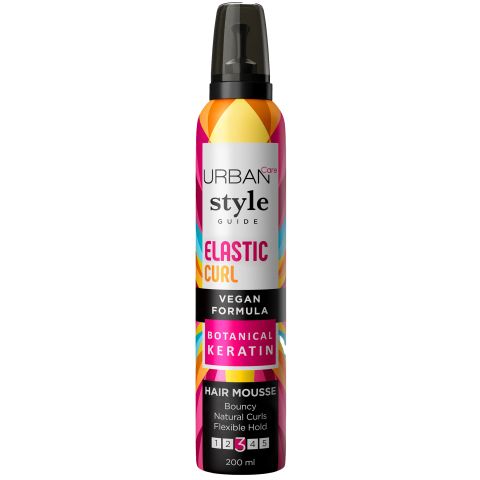Urban Care - Style Guide Elastic Curl Haarmousse - 200 ml