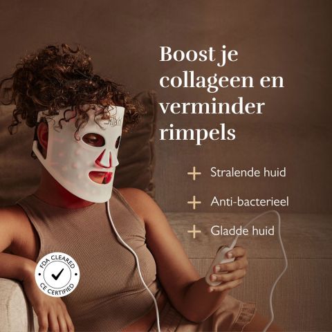 Silk'n - LED Face Mask 100 - LED gezichtsmasker - Verbeter de huid met ledlichttechnologie