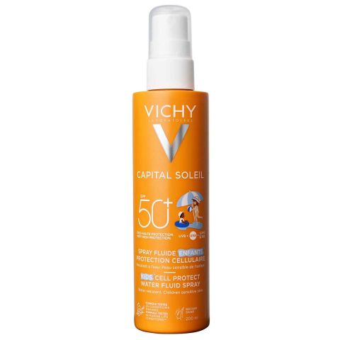 Vichy - Capital Soleil Fluide Enfants Protection Spray Kids SPF50+ Zonnebrandspray voor kinderen - 200 ml