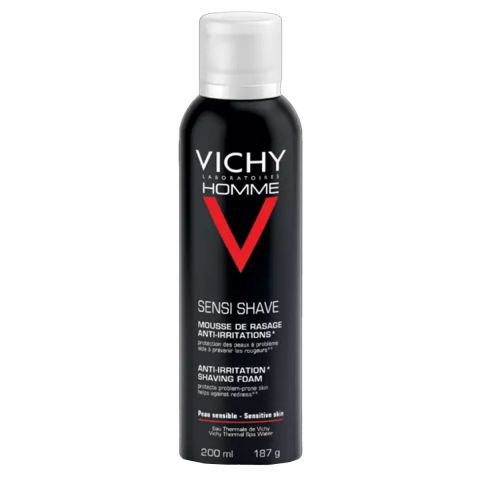Vichy - Homme Anti-Irritation Shaving Foam Scheerschuim voor de Gevoelige Hoofdhuid - 200 ml