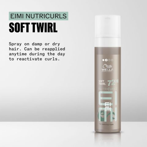 Wella Professionals - Nutricurls EIMI - Soft Twirl - 72h Anti-Frizz Foam - 200 ml