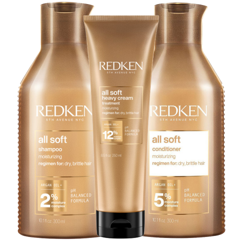 Redken - All Soft Shampoo + Conditioner + Masker - Voordeelset