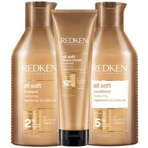 Redken - All Soft - Shampoo + Conditioner + Masker - Voordeelset