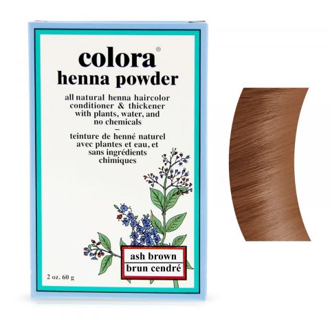 Colora Henna - Kleurpoeder - Ash Brown - 60 gr